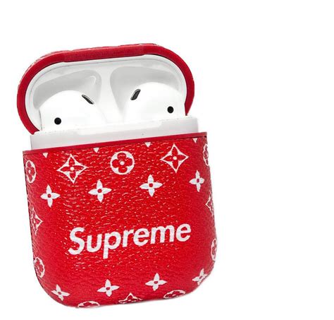 louis vuitton earphones case|Louis Vuitton supreme airpods case.